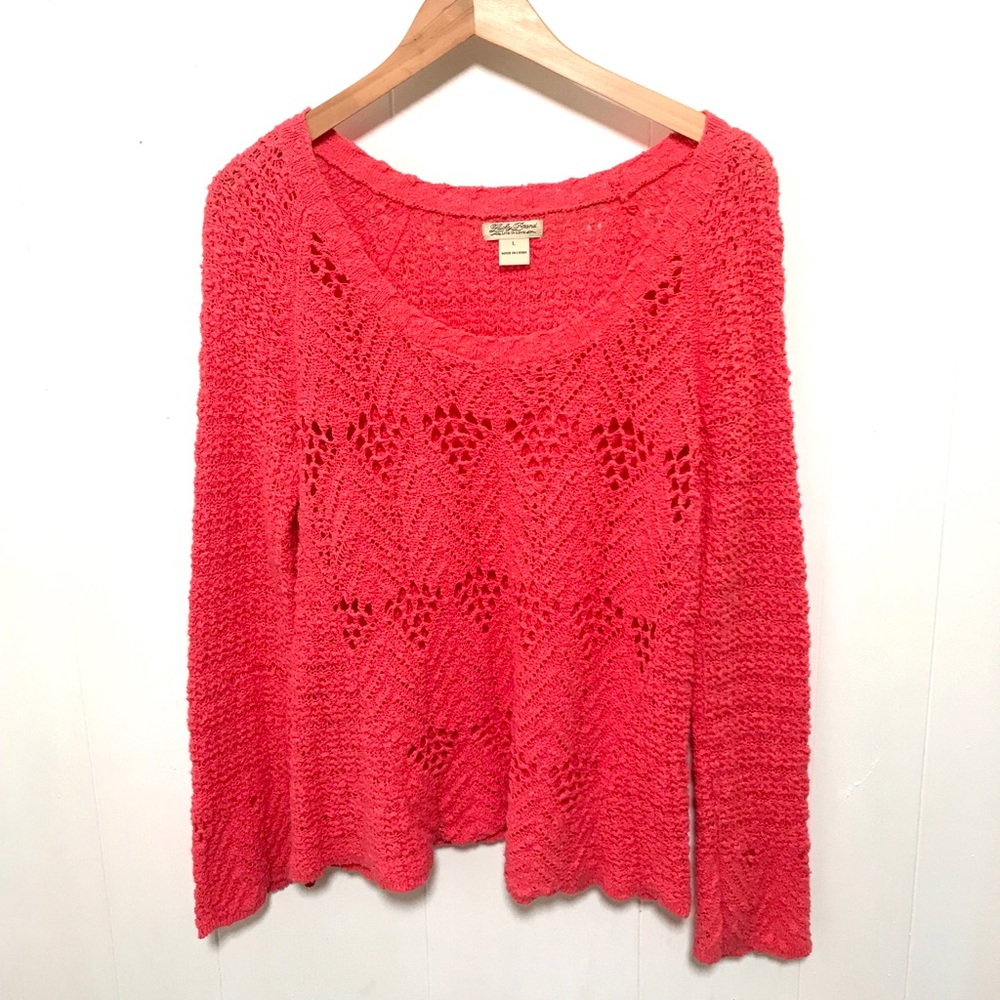 Lucky Brand Coral Sweater